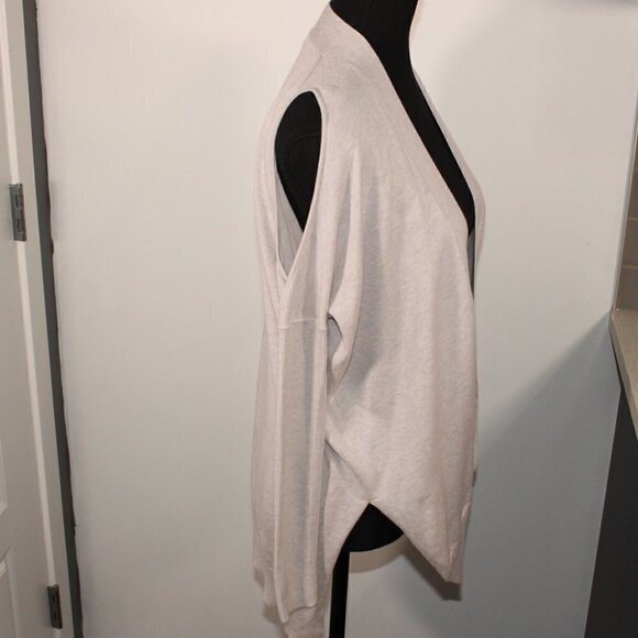 All Saints Reya Open Shoulder Cardigan Size XS Cream - Picture 3 of 6